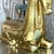 Vintage Regency Polished Brass Horse After Maitland Smith For Sale - Image 10 of 12