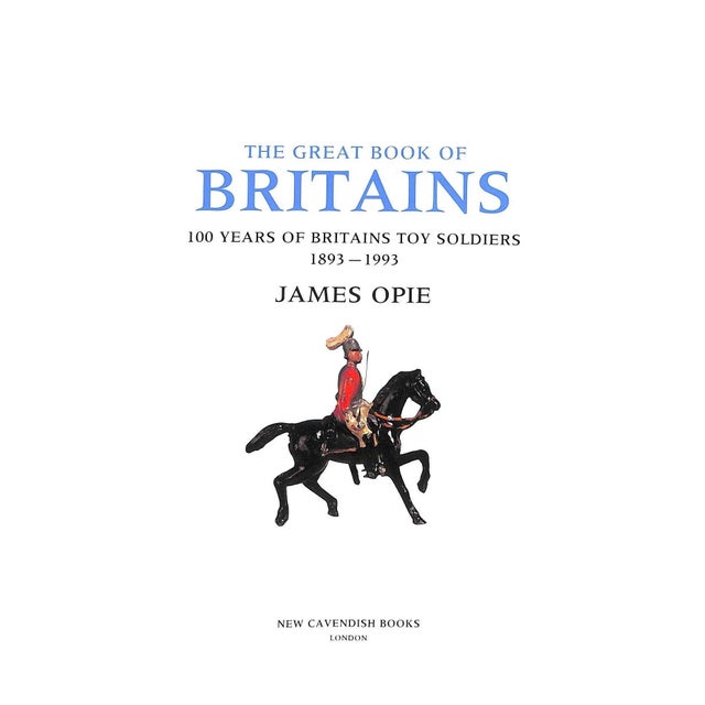 Traditional "The Great Book of Britains 100 Years of Britains Toy Soldiers 1893-1993" Opie, James For Sale - Image 3 of 12