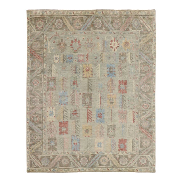 Oushak Style Rug - 09'01 X 11'05 For Sale