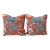 Brunschwig &Fils 17" Pillows Shi Shi Dog Toile, Poppy Colorway, Pair. Down Fill For Sale