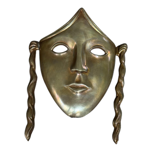 Sarreid, Ltd. Brass Decorative Mask