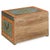Oriental Wooden Box, 1940s For Sale - Image 3 of 7