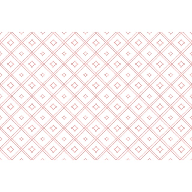 Island House Small Southampton Pink Fabric by the Yard For Sale