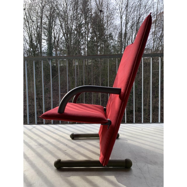 Vintage T-Line Armchairs by Burkhard Vogtherr for Arflex, 1980s, Set of 2 For Sale - Image 12 of 18