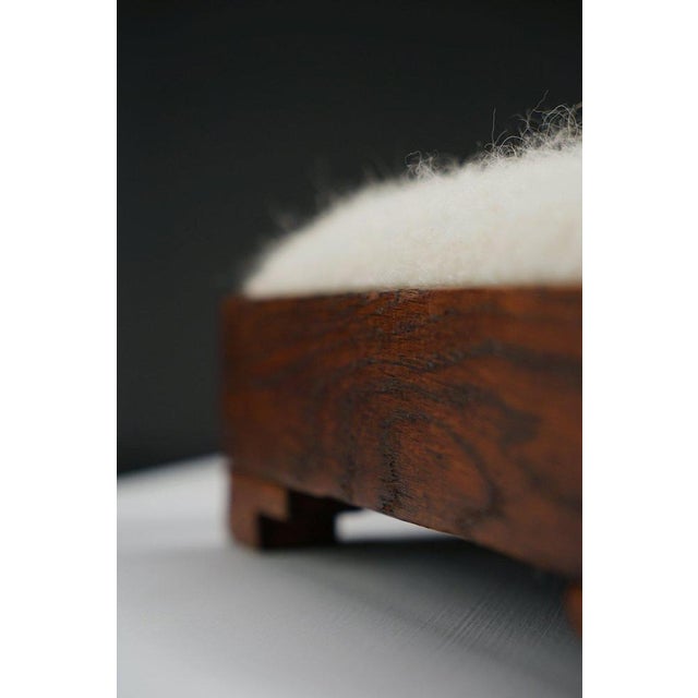 Wood Dutch Meditation Stool, 1920s For Sale - Image 7 of 13