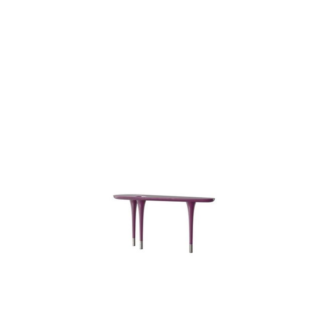 Delphine Console Table with Traffic Purple Lacquer Finish by Ultramobili For Sale - Image 6 of 12