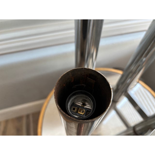 Austrian Mid-Century Modern Five-Light Chrome Skyscraper Table Lamp, Kalmar Style, 1960s For Sale - Image 16 of 17