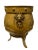 Late 19th Century Rare, Large Antique English Jardinière With Brass Etchings and Lion Heads For Sale - Image 5 of 13