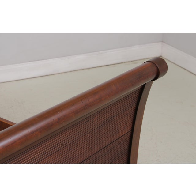 Ethan Allen British Classics King Size Sleigh Bed For Sale - Image 12 of 17