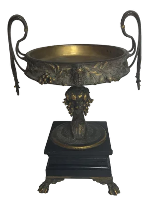 Antique French Bronze Compote
