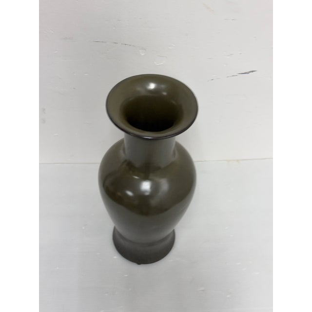 2010s Martino Interiors Tea Dust Glazed Vase For Sale - Image 5 of 12