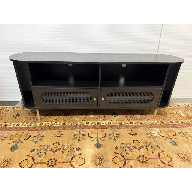 Boho Chic Mercer 41 Yonael Storage Credenza For Sale - Image 3 of 12