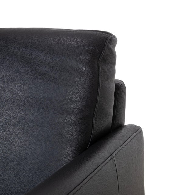 Black Leather Lounge Chair from Ewald Schillig For Sale - Image 6 of 14