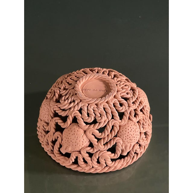 Vintage Italian Terracotta Fruit Bowl For Sale - Image 6 of 7