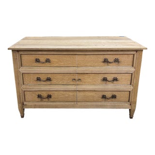 French Louis XVI Faux Commode Buffet For Sale