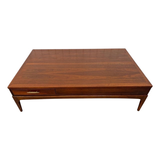Mid-Century Modern Lane Rhythm Rectangular Coffee Table - Refinished! For Sale