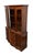 Vintage Federal Style Bow Front Mahogany China / Display Cabinet For Sale In Greensboro - Image 6 of 11