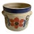 Vintage Knödgen West Germany Pottery Planter 5260-12 Flower Pot Crock Hand Paint For Sale