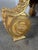 Baroque-Style 22k Gold Leaf Carved Coffee Table With Black Stone Top For Sale - Image 12 of 13