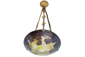 Art Nouveau Chandelier by Daumnancy & A. Petitot, 1910s