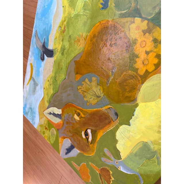 Paint “Coyote Eye View” a High Desert Painting by LWren Walraven For Sale - Image 7 of 7