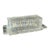 Ribbed Glass Butter Dish Box For Sale