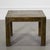1970's Brass-Clad Riveted Sarried Style Parsons Occasional Table For Sale In Tampa - Image 6 of 8