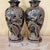 Metal Pair of Bradburn Gallery Hand-Painted Floral Ceramic Table Lamps With Shades For Sale - Image 7 of 18