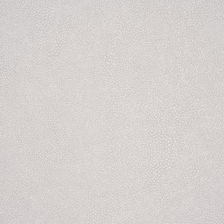 Schumacher Dunbar Shagreen Vinyl Wallpaper In Pearl For Sale