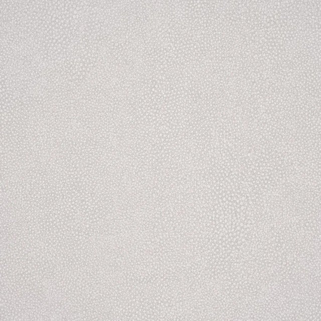 Schumacher Dunbar Shagreen Vinyl Wallpaper In Pearl For Sale