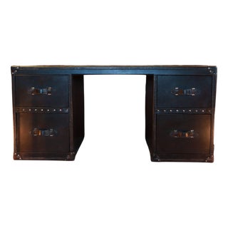 Halo Stoneyhurst Mayfair Leather Desk by Timothy Oulton, 2010s For Sale