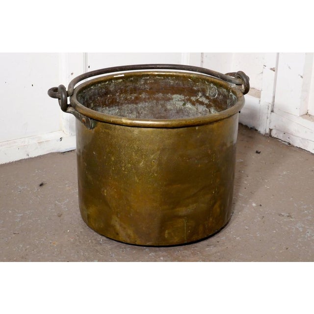 Early 19th Century Brass Cooking Pot, 1890s For Sale - Image 6 of 7