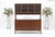 Dunbar Walnut Two Part Sideboard Credenza Breakfront Carved Slate Inserts MINT! For Sale - Image 11 of 18