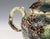 Mid 18th Century Whieldon-Type Creamware Tortoiseshell Teapot With Grape Vine Relief and Crabstock Handle, Staffordshire For Sale - Image 10 of 14