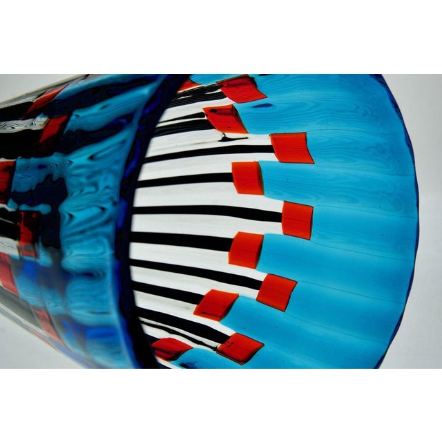 Murano Glass Vase by Silvio Piattelli For Sale - Image 9 of 18