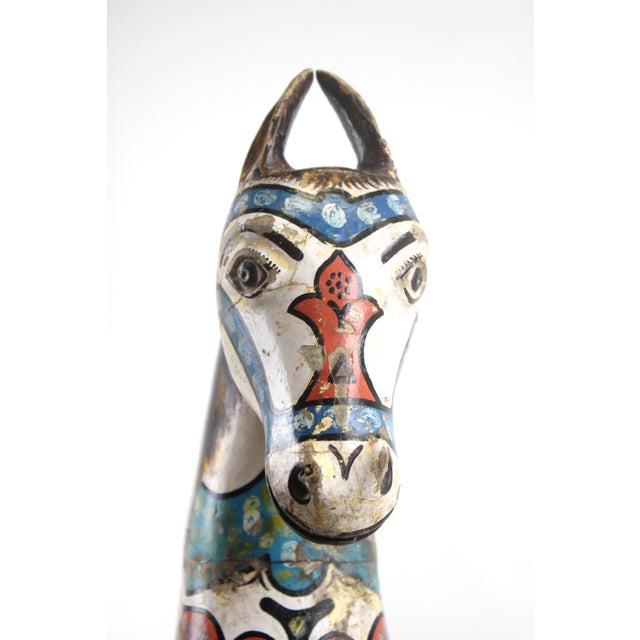 Carousel Horse With Detachable Metal Stand For Sale - Image 14 of 17