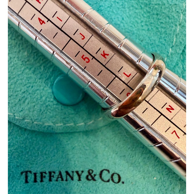 Late 20th Century Retro Sterling Silver "Return to Tiffany" Oval Tag Ring, Size 6 For Sale - Image 13 of 14
