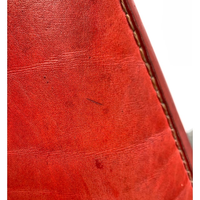 Mid-Century Leather Floor Lamp by Jacques Adnet for Valenti, Spain, 1960s For Sale - Image 18 of 18