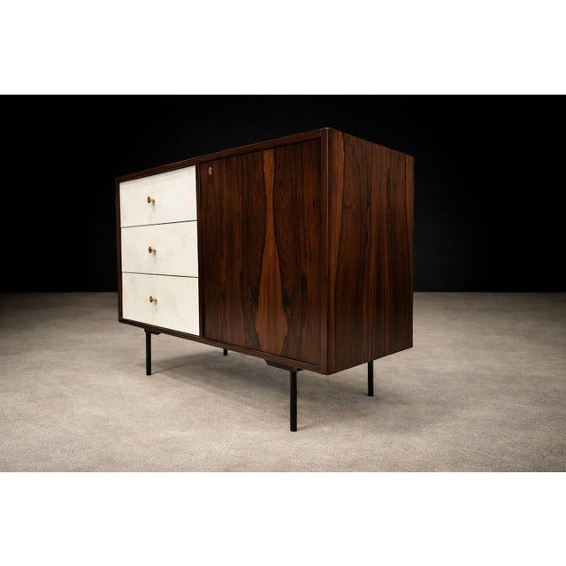 Brown Sideboard in Rosewood & Formica, Geraldo de Barros for Unilabor, Brazil, 1950s — Lot 185 For Sale - Image 8 of 16