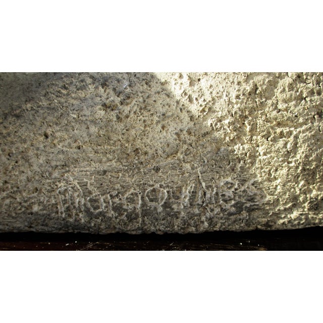 Berta Margoulies MCM Concrete Sculpture of Reclining Woman For Sale - Image 13 of 15