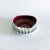 1960s Hornsea Pottery John Clappison Vide Poche in White, Burgundy, Black, 1960s For Sale - Image 5 of 7