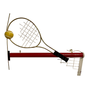 Curtis Jere Pop Art 1988 Tennis Wall Sculpture