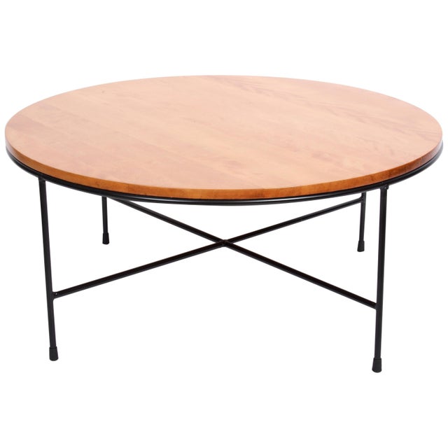 Original Paul McCobb Planner Group Birch & Iron Coffee Table For Sale - Image 11 of 11