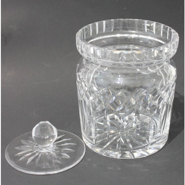 Vintage American Cut Glass Biscuit Jar With Cover Chairish