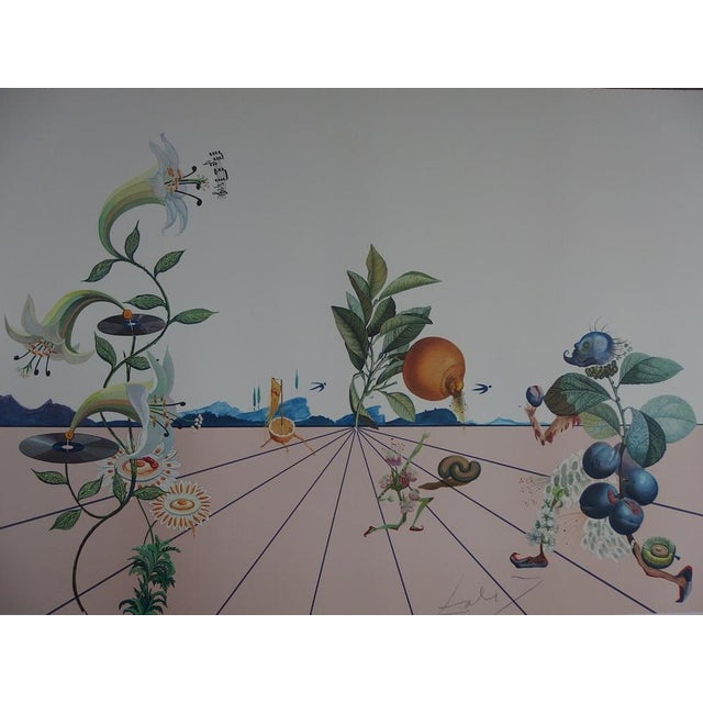 Salvador Dali Flordali, 1981 Lithograph and embossing on Arches Vellum paper Signed in the plate Limited edition of 4880...