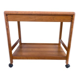 Danish Teak Bar Cart by Aksel Kjersgaard, 1960s For Sale