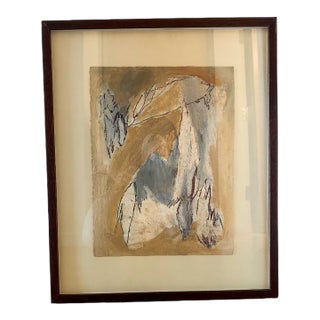 Oil on Paper, Earth Series, Susan Block, New York, 2020 For Sale