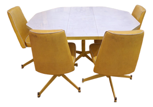 Authentic MCM Dining Set by Acme Chrome Corp. — 1960s Retro Dream