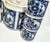 Mid 20th Century Blue Japanese Otogiri Tea Set - Set of Seven For Sale - Image 5 of 10