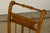 Set of 10 Late 19th Century French Provincial Walnut Dining Chairs in Green Ticking Stripe For Sale - Image 10 of 18